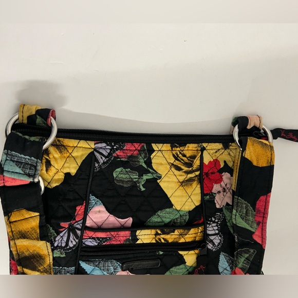 Vera Bradley - Havana Rose - Triple Zipper - Cross-body Purse - Adjustable Strap - Picture 8 of 11